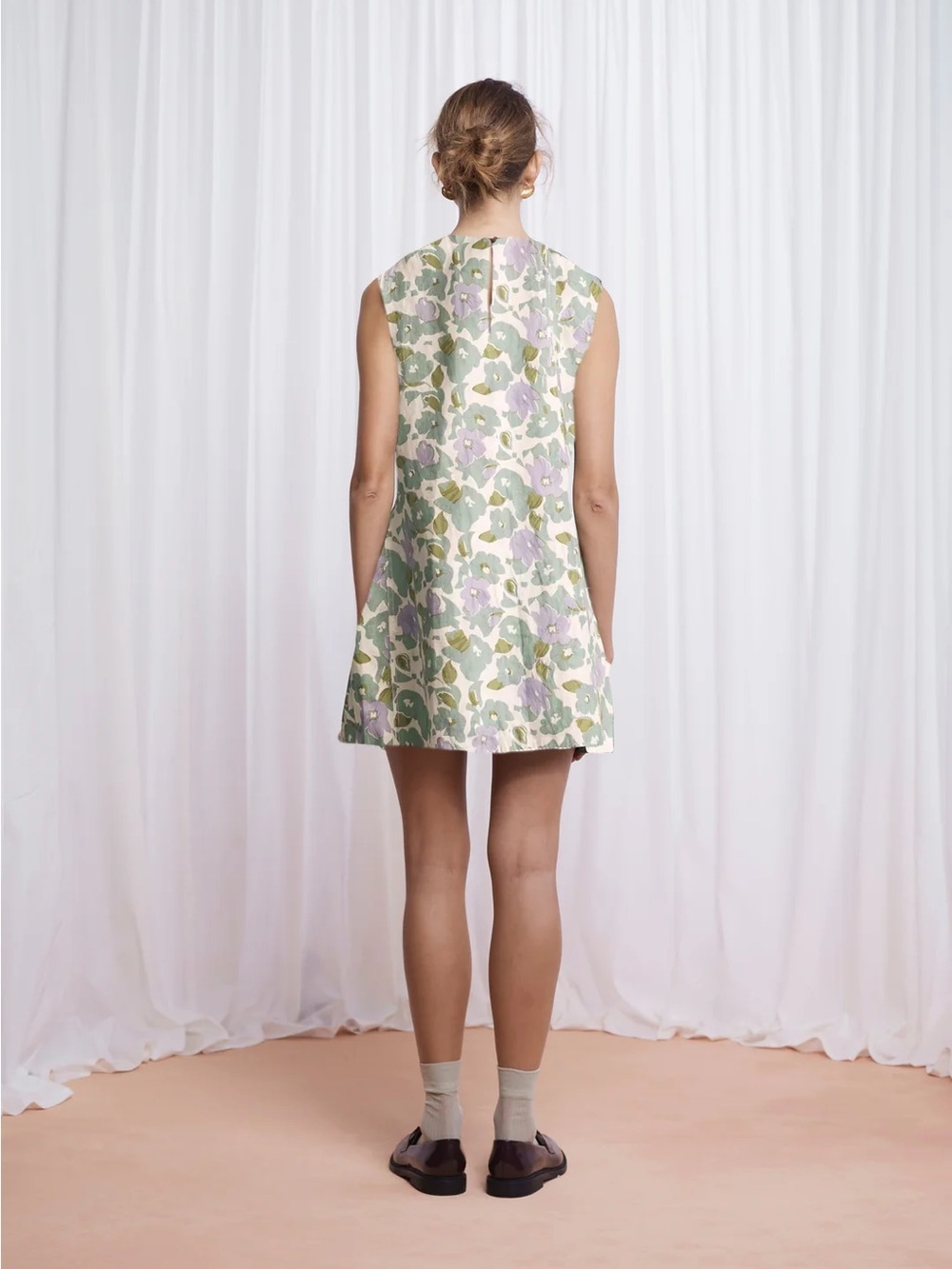 Anthropologie x Lovaan Harper Mini Linen Dress - Picture 3 of 9